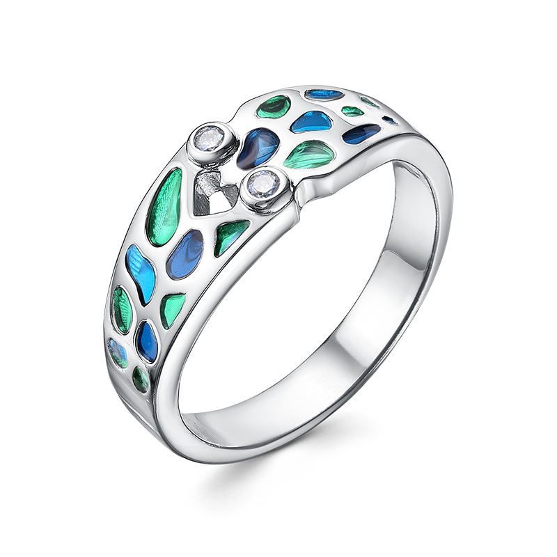 Кольцо серебряное женское 925 ажур