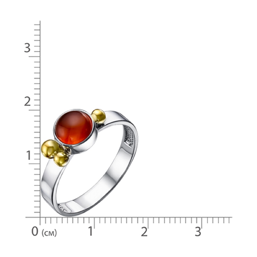 Кольцо серебряное 925