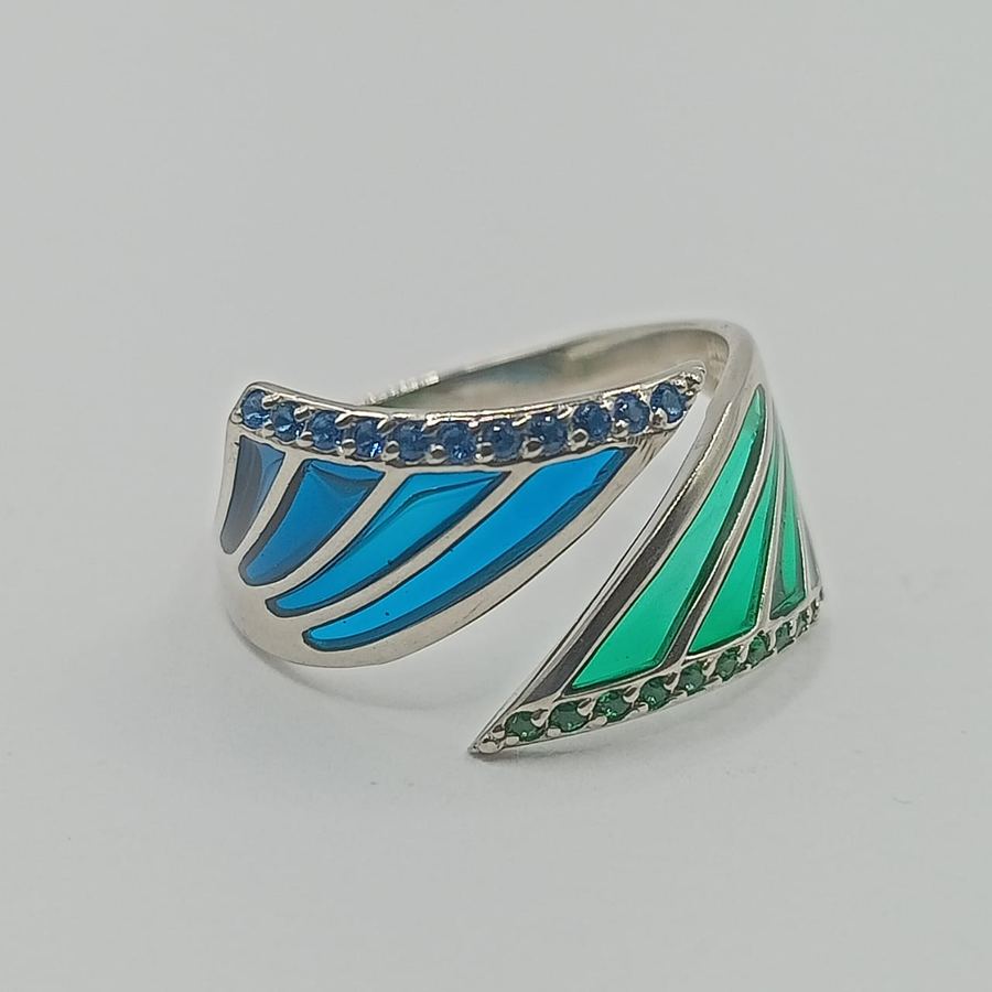 Кольцо серебряное женское 925