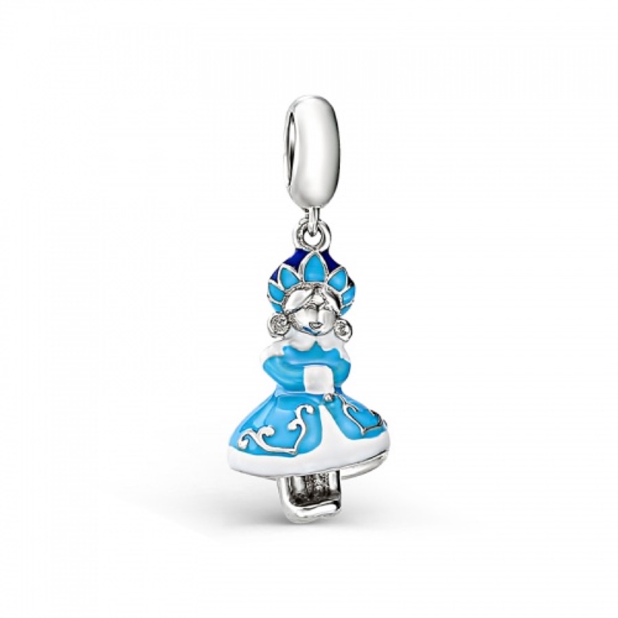 Бусина - шарм Красавица Снегурочка