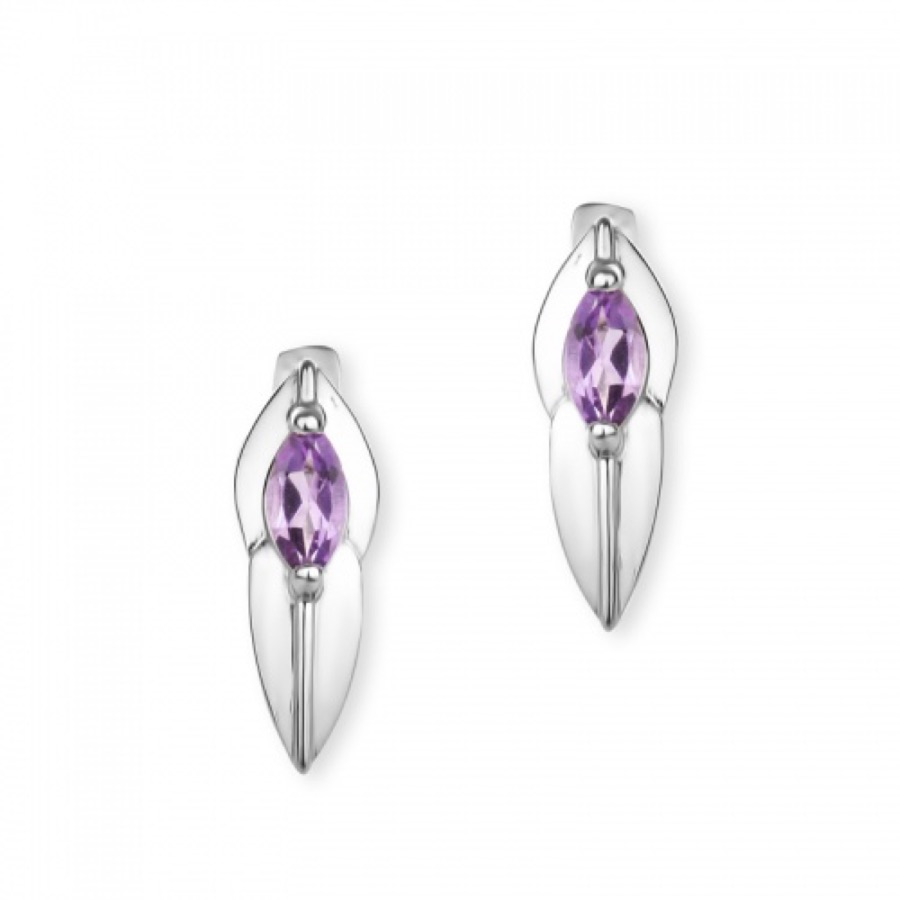 Серьги серебряные женские 925