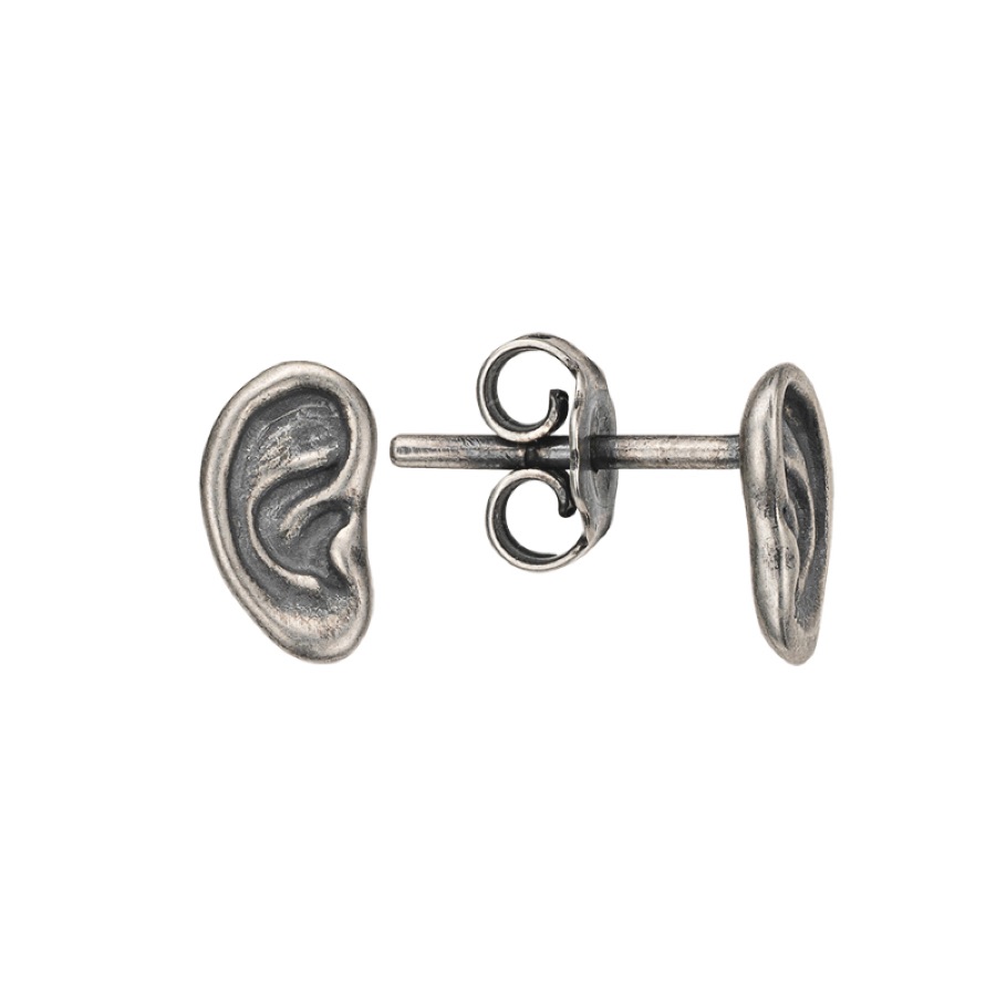 Серьги серебряные женские 925 чернёные