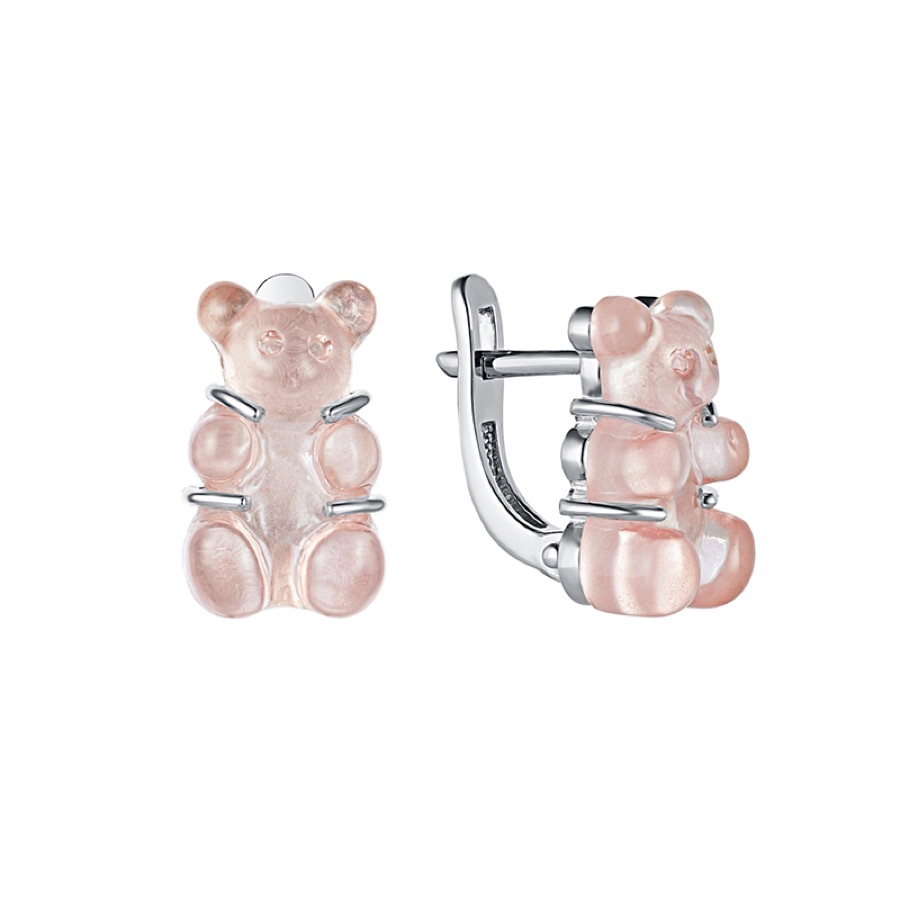 Серьги серебряные женские 925 «Мармеладные мишки»