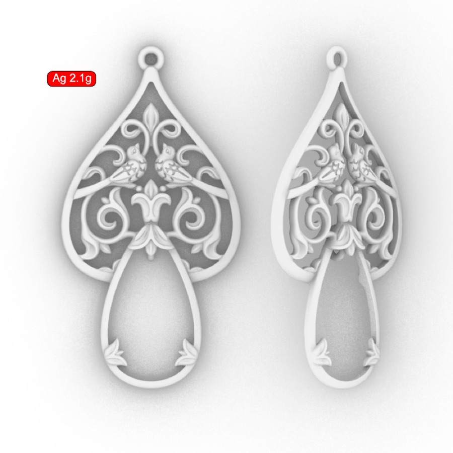 Серьги серебряные 925