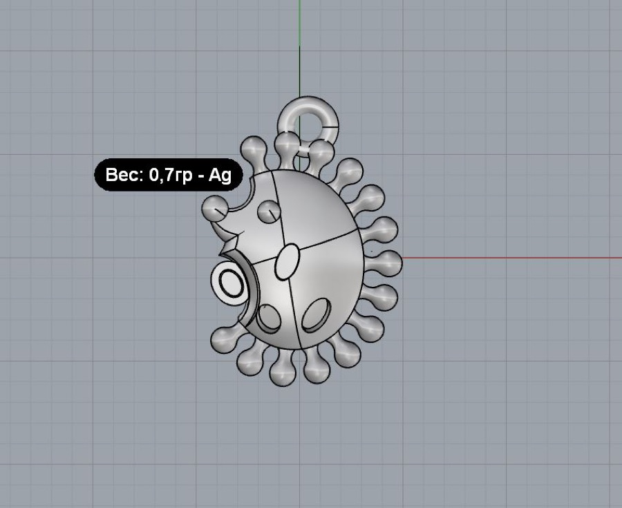 Подвеска серебряная 925