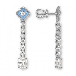 Серьги коллекция "A la Russe" Гжель 229892-1