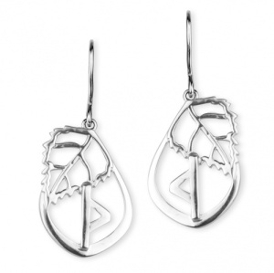 Серьги 227020Т-2 руна "Дажьбог"