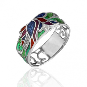 Кольцо Цветочный ажур 120101-3