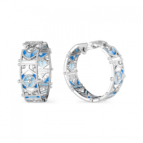 Серьги - конго коллекция Маруся 229616-1