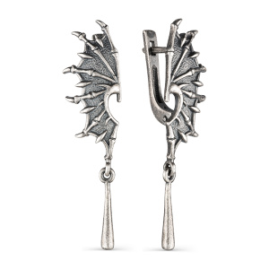Серьги Крыло дракона 244431-7