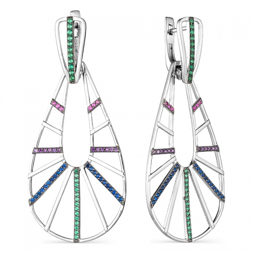 Серьги 240605-2-8