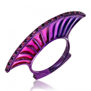 Кольцо коктейльное из коллекции Витражи 129044-3