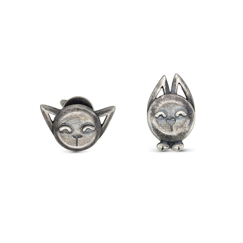 Серьги - пусеты Котенок Cat 245252-7