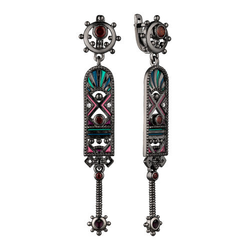 Серьги прялки коллекция Маруся 229612-8