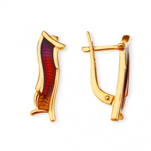 Серьги Огненная Волна 222821-1