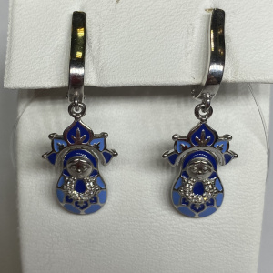 Серьги 245387-0-1
