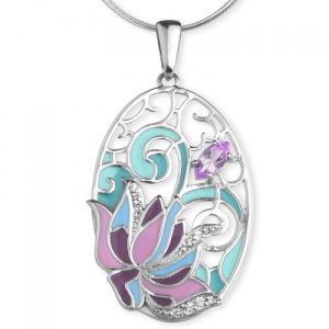 Подвеска Цветочный ажур 320101-4