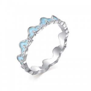 Кольцо наборное из коллекции Гжель 129895-8