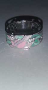 Кольцо Цветочный ажур 120101-9