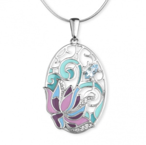 Подвеска Цветочный ажур 320101-2