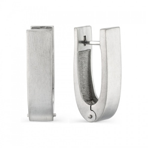 Серьги стильные матовые 227430А-1