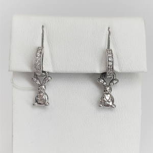Серьги детские Зайчики 240501-1