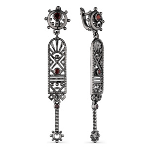 Серьги прялки коллекция Маруся 229612-5