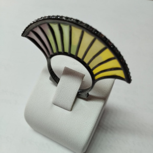 Кольцо коктейльное из коллекции Витражи 129044-7-1