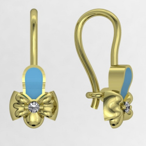 Серьги 225542-4
