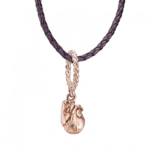 Бусина Золотое сердце 1640441-1