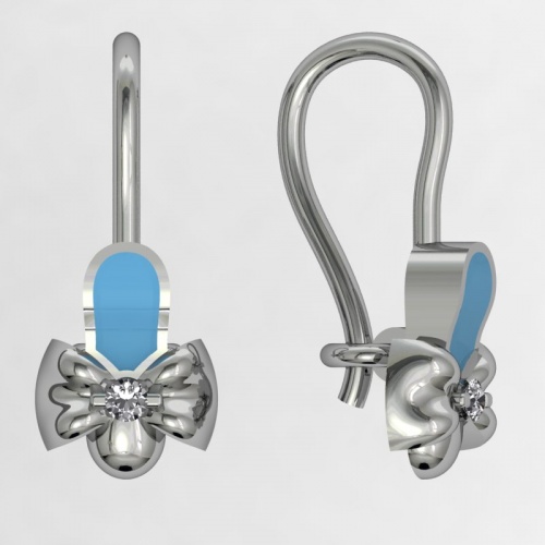 Серьги 225541Т-4