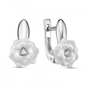 Серьги 243201-1 Нежные розы