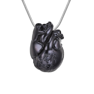 Подвеска Черное Сердце 340441-2