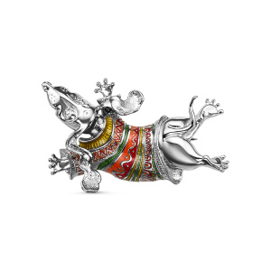 Брошь летающая Такса в свитере 645291Т-0-1