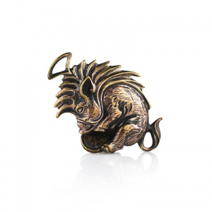 Подвес Кабан с монетой  СТ0111Б-1-7