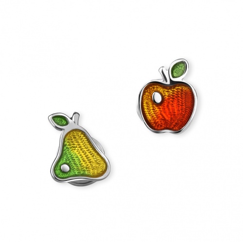 Серьги Яблочко и Груша 225561-1