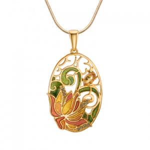 Подвеска Цветочный ажур 320101-6