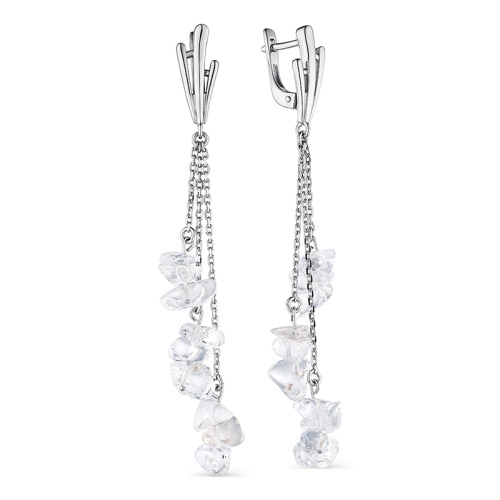 Серьги с горным хрусталем 223581-5