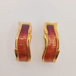 Серьги Огненная Волна 222822-1