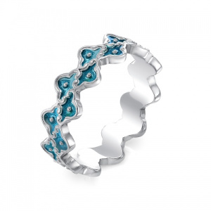 Кольцо наборное из коллекции Гжель 129893-8