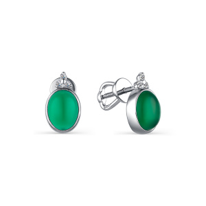 Серьги с Агатом 245000-0-2