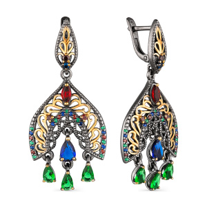Серьги Русские царевны 244050-4-3-2