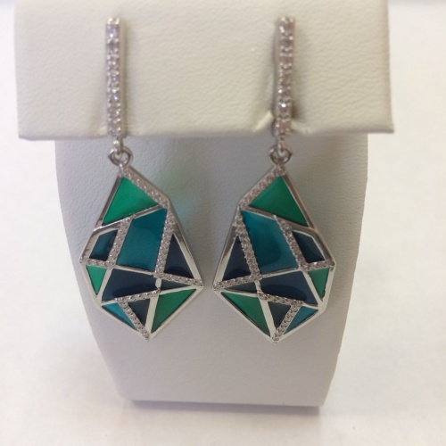 Серьги 240602-3-0