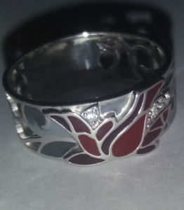 Кольцо Цветочный ажур 120101-10