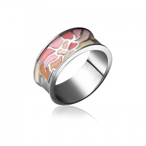 Кольцо Цветы 122481-6