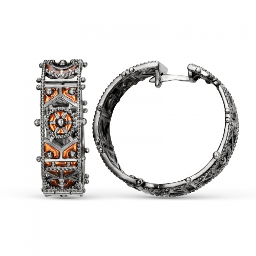 Серьги - конго коллекция Маруся 229616-3