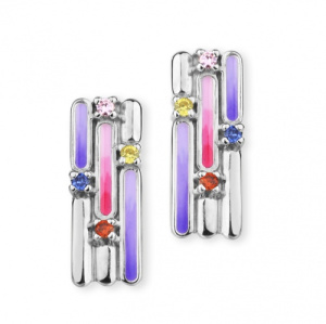 Серьги Мозаика 222951-2