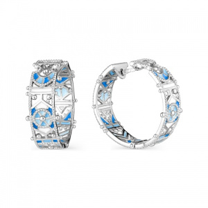 Серьги - конго коллекция Маруся 229616-1