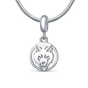 Бусина шарм "Волк" славянский оберег 1627000-6-0