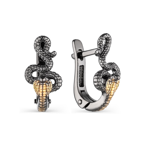 Серьги Змеи 243344-4-3